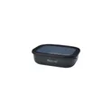 Variante noir nordique - Bol rectangulaire personnalisable Mepal Cirqula 2L avec logo