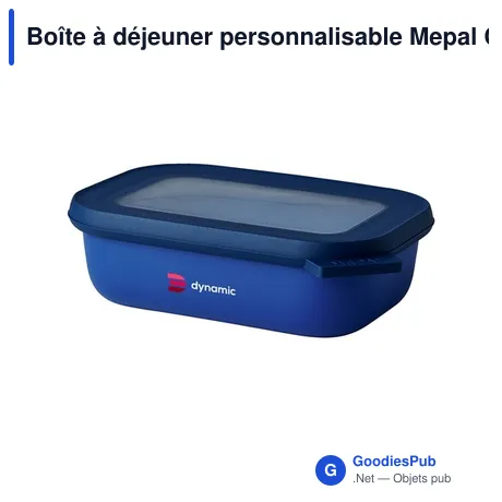Boîte à déjeuner personnalisable Mepal Cirqula 500 ml avec logo