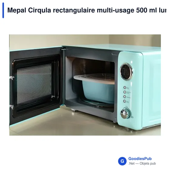 Boîte à déjeuner personnalisable Mepal Cirqula 500 ml avec logo - Image 2