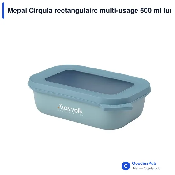 Boîte à déjeuner personnalisable Mepal Cirqula 500 ml avec logo - Image 11