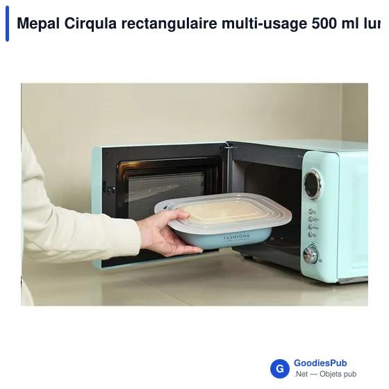 Boîte à déjeuner personnalisable Mepal Cirqula 500 ml avec logo - Image 8