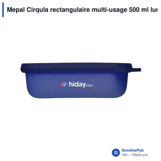 Boîte à déjeuner personnalisable Mepal Cirqula 500 ml avec logo - Image 10