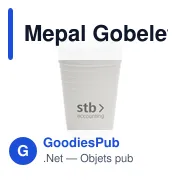 Gobelet réutilisable personnalisable Mepal avec logo - Miniature 2