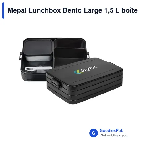 Mepal Lunchbox Bento Large 1,5 L boîte à déjeuner personnalisé avec logo entreprise