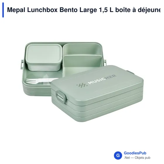 Mepal Lunchbox Bento Large 1,5 L boîte à déjeuner personnalisé avec logo entreprise - Image 4