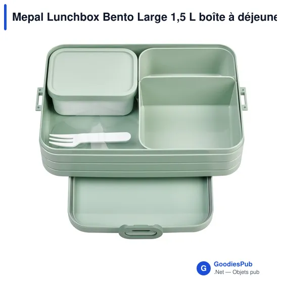 Mepal Lunchbox Bento Large 1,5 L boîte à déjeuner personnalisé avec logo entreprise - Image 6