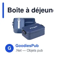 Boîte à déjeuner personnalisable Mepal Lunchbox Bento midi 900 mlavec logo - Miniature 1