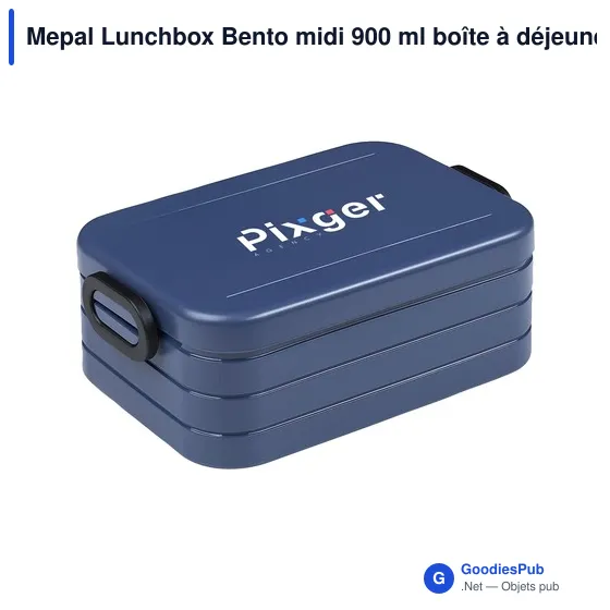 Boîte à déjeuner personnalisable Mepal Lunchbox Bento midi 900 mlavec logo - Image 4