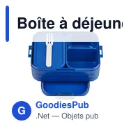 Boîte à déjeuner personnalisable Mepal Lunchbox Bento midi 900 mlavec logo - Miniature 7