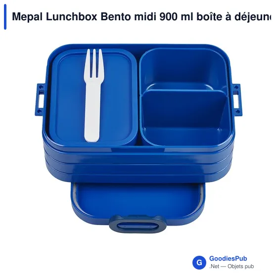 Boîte à déjeuner personnalisable Mepal Lunchbox Bento midi 900 mlavec logo - Image 7