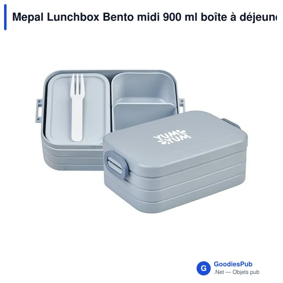 Boîte à déjeuner personnalisable Mepal Lunchbox Bento midi 900 mlavec logo - Image 10