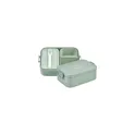 Variante vert sauge - Boîte à déjeuner personnalisable Mepal Lunchbox Bento midi 900 mlavec logo