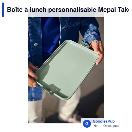 Boîte à lunch personnalisable Mepal Take a Break Flat avec logo