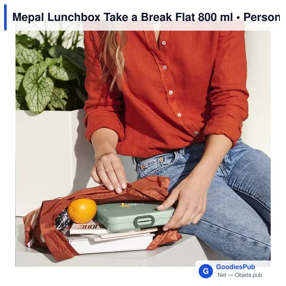 Boîte à lunch personnalisable Mepal Take a Break Flat avec logo - Image 11