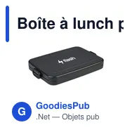 Boîte à lunch personnalisable Mepal Take a Break Flat avec logo - Miniature 12
