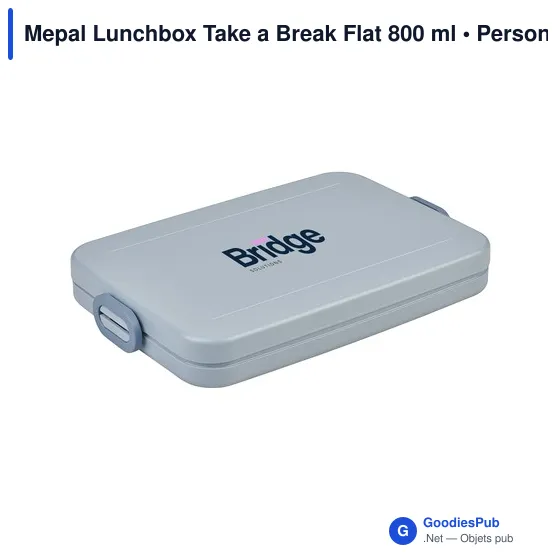 Boîte à lunch personnalisable Mepal Take a Break Flat avec logo - Image 5