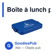 Boîte à lunch personnalisable Mepal Take a Break Flat avec logo - Miniature 9