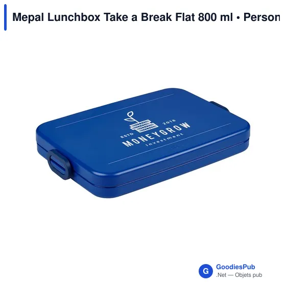 Boîte à lunch personnalisable Mepal Take a Break Flat avec logo - Image 9