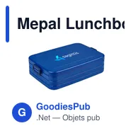 Mepal Lunchbox Take a Break large 1,5 L personnalisé avec logo entreprise blanc - Miniature 12