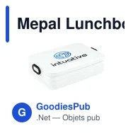 Mepal Lunchbox Take a Break large 1,5 L personnalisé avec logo entreprise blanc - Miniature 4