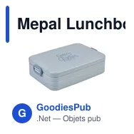Mepal Lunchbox Take a Break large 1,5 L personnalisé avec logo entreprise blanc - Miniature 5