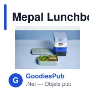 Mepal Lunchbox Take a Break large 1,5 L personnalisé avec logo entreprise blanc - Miniature 7