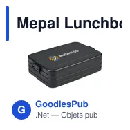 Mepal Lunchbox Take a Break large 1,5 L personnalisé avec logo entreprise blanc - Miniature 8