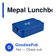 Mepal Lunchbox Take a Break large 1,5 L personnalisé avec logo entreprise blanc - Miniature 9