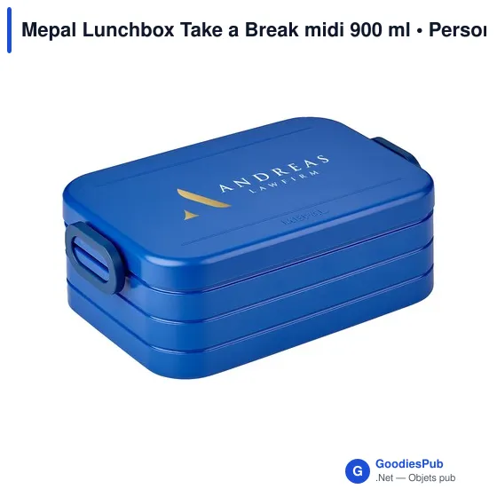 Boîte à déjeuner personnalisable Mepal Lunchbox Take a Break 900 mlavec logo - Image 5