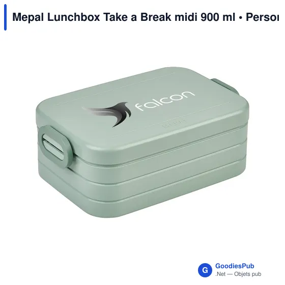 Boîte à déjeuner personnalisable Mepal Lunchbox Take a Break 900 mlavec logo - Image 6