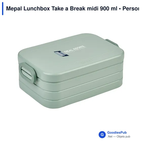 Boîte à déjeuner personnalisable Mepal Lunchbox Take a Break 900 mlavec logo - Image 7