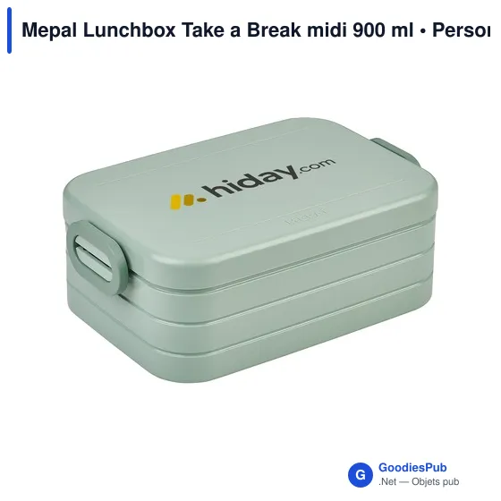Boîte à déjeuner personnalisable Mepal Lunchbox Take a Break 900 mlavec logo - Image 9
