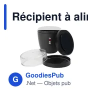 Récipient à aliments personnalisable Mepal Lunchpot Ellipse 300 mlavec logo - Miniature 1