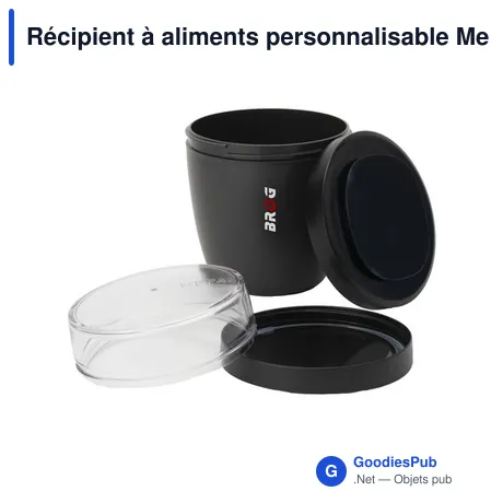 Récipient à aliments personnalisable Mepal Lunchpot Ellipse 300 mlavec logo