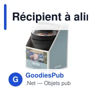 Récipient à aliments personnalisable Mepal Lunchpot Ellipse 300 mlavec logo - Miniature 2