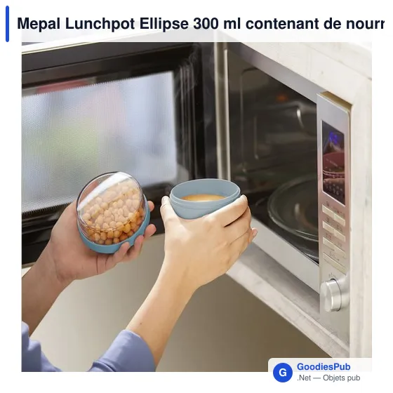 Récipient à aliments personnalisable Mepal Lunchpot Ellipse 300 mlavec logo - Image 12