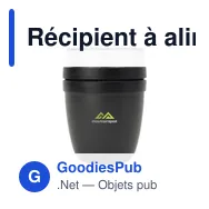 Récipient à aliments personnalisable Mepal Lunchpot Ellipse 300 mlavec logo - Miniature 4