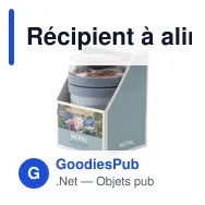 Récipient à aliments personnalisable Mepal Lunchpot Ellipse 300 mlavec logo - Miniature 8