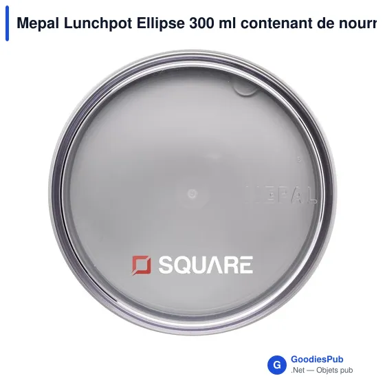 Récipient à aliments personnalisable Mepal Lunchpot Ellipse 300 mlavec logo - Image 9