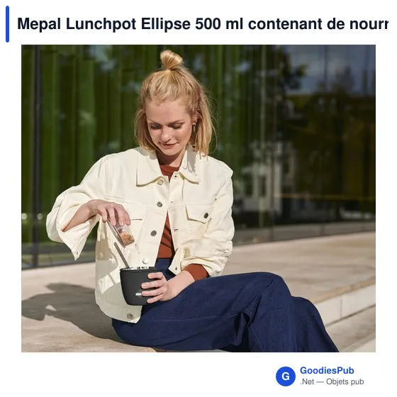 Boîte à déjeuner personnalisable Mepal Lunchpot Ellipse 500 ml avec logo - Image 11
