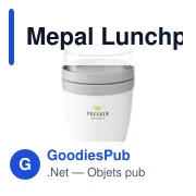 Boîte à déjeuner personnalisable Mepal Lunchpot Ellipse 500 ml avec logo - Miniature 6