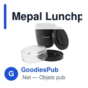 Boîte à déjeuner personnalisable Mepal Lunchpot Ellipse 500 ml avec logo - Miniature 7