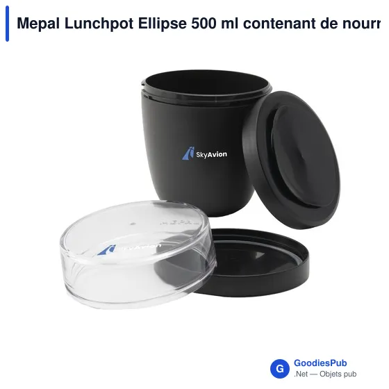 Boîte à déjeuner personnalisable Mepal Lunchpot Ellipse 500 ml avec logo - Image 7