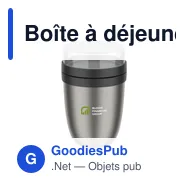 Boîte à déjeuner isotherme personnalisable Mepal avec logo - Miniature 1