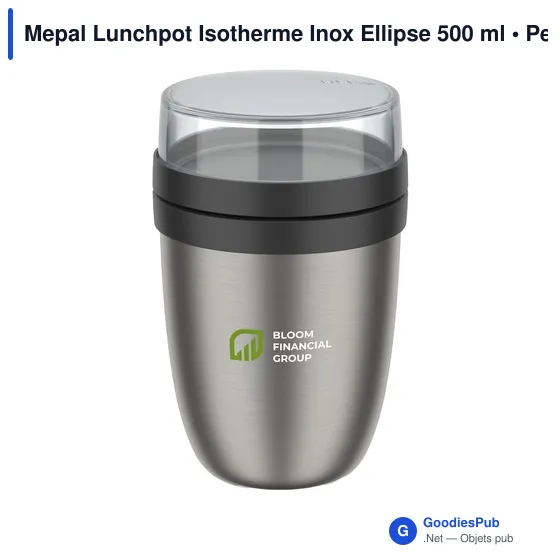 Boîte à déjeuner isotherme personnalisable Mepal avec logo - Image 1