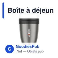 Boîte à déjeuner isotherme personnalisable Mepal avec logo - Miniature 2