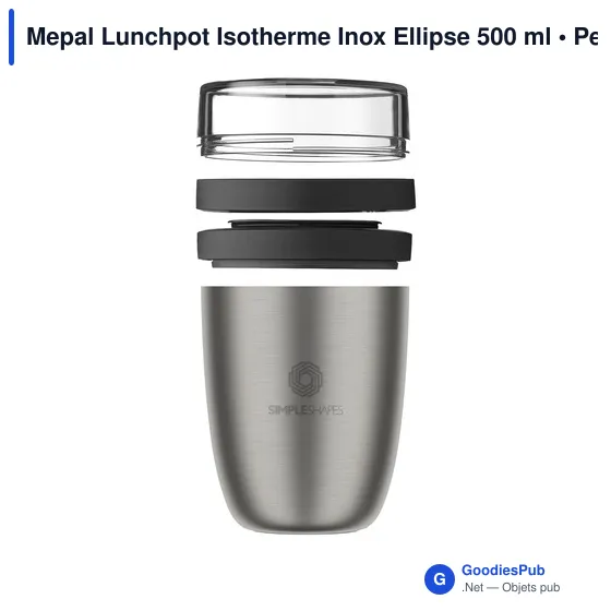 Boîte à déjeuner isotherme personnalisable Mepal avec logo - Image 3