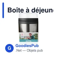Boîte à déjeuner isotherme personnalisable Mepal avec logo - Miniature 4