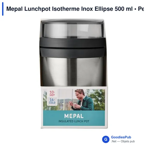 Boîte à déjeuner isotherme personnalisable Mepal avec logo - Image 4