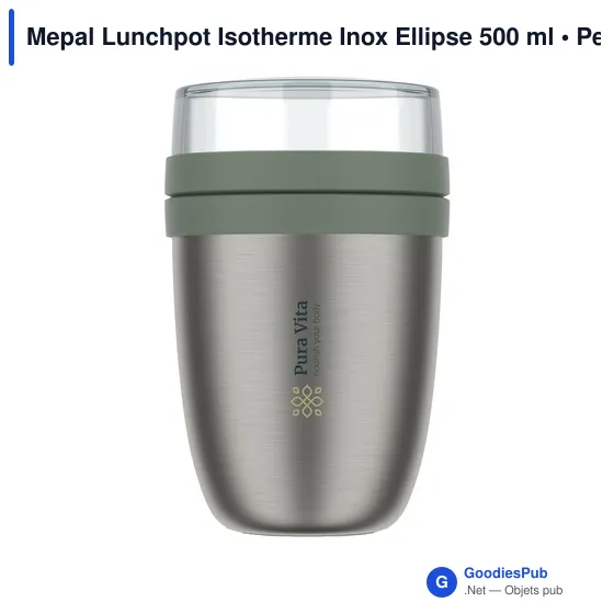 Boîte à déjeuner isotherme personnalisable Mepal avec logo - Image 7